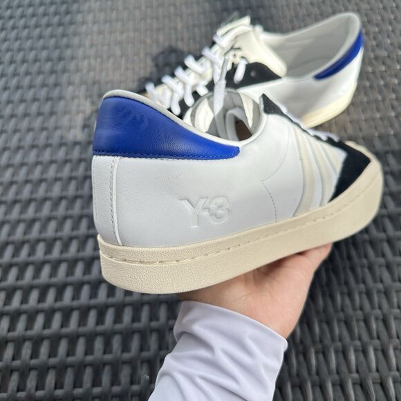 Adidas Y-3 Yohji Star White Bold Blue Men\'s Athletic Shoes FX0895 Size 12 main image 4